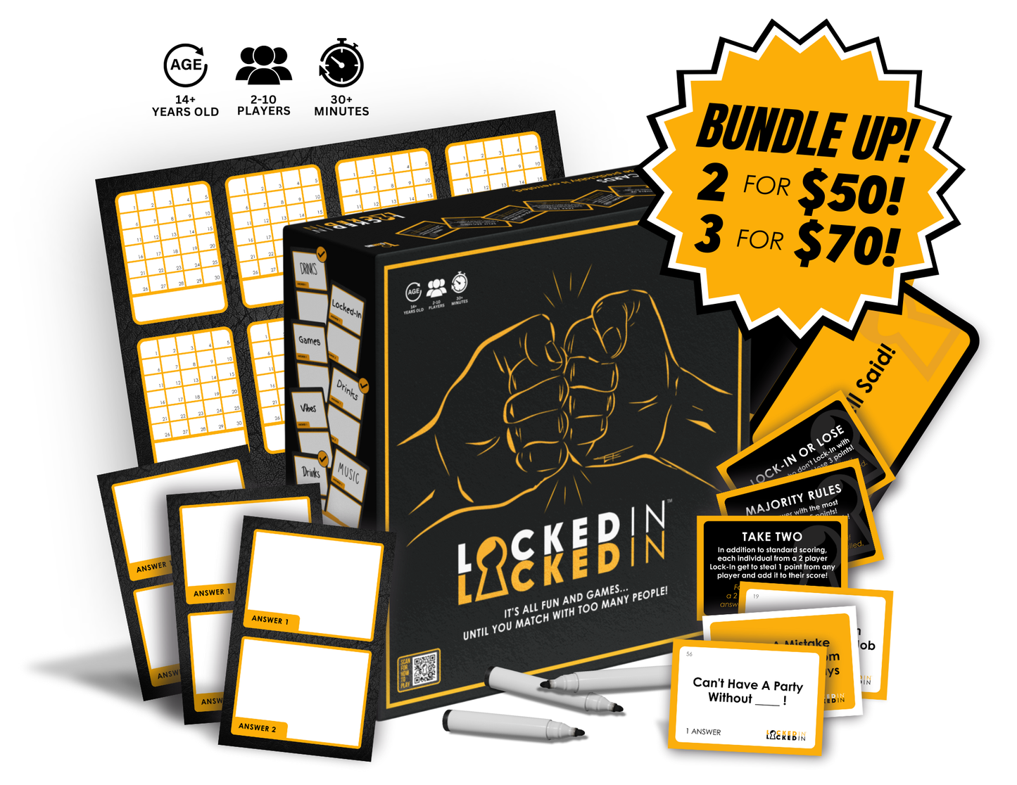 Locked-In : The Top Party Card Game