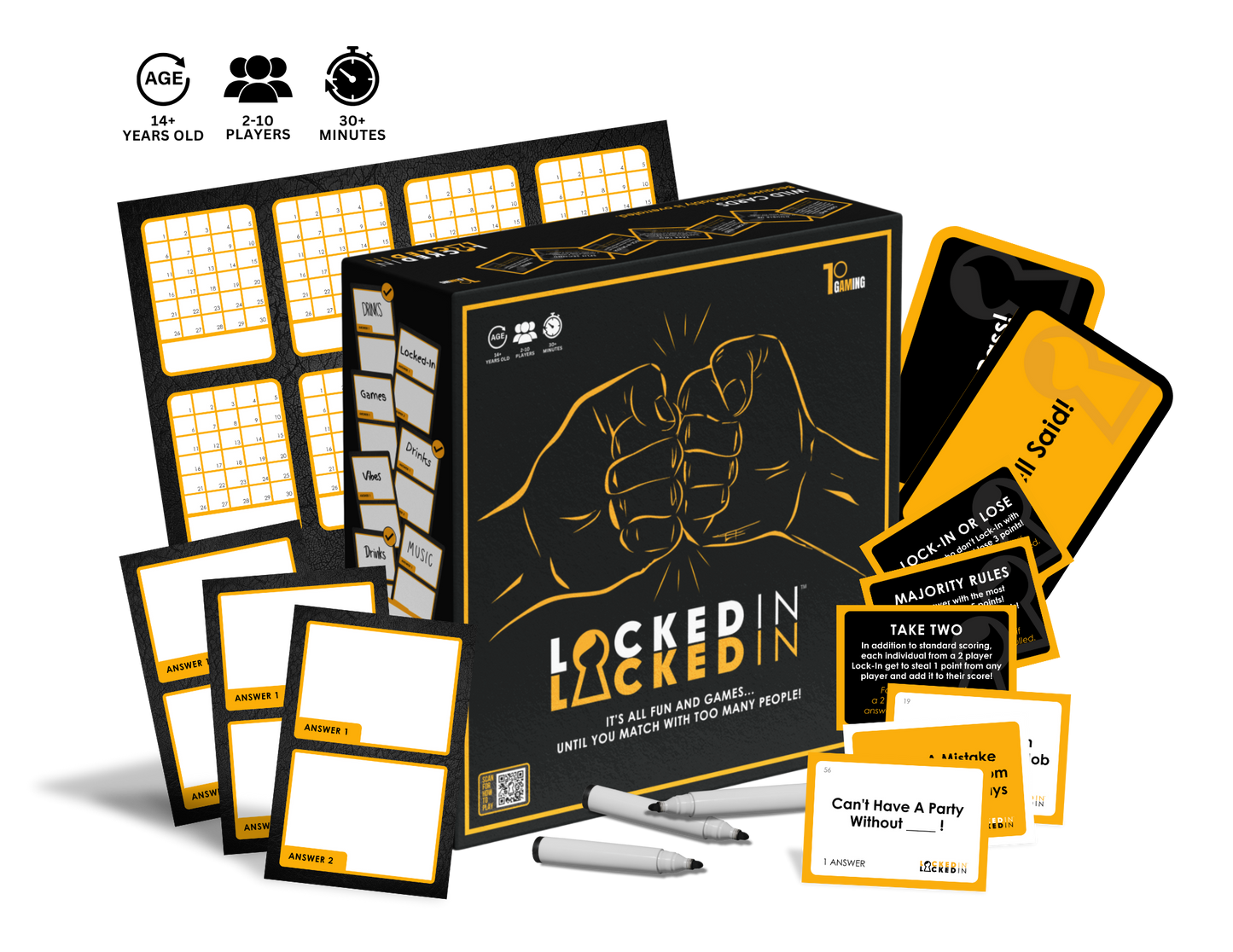 Locked-In : The Top Party Card Game